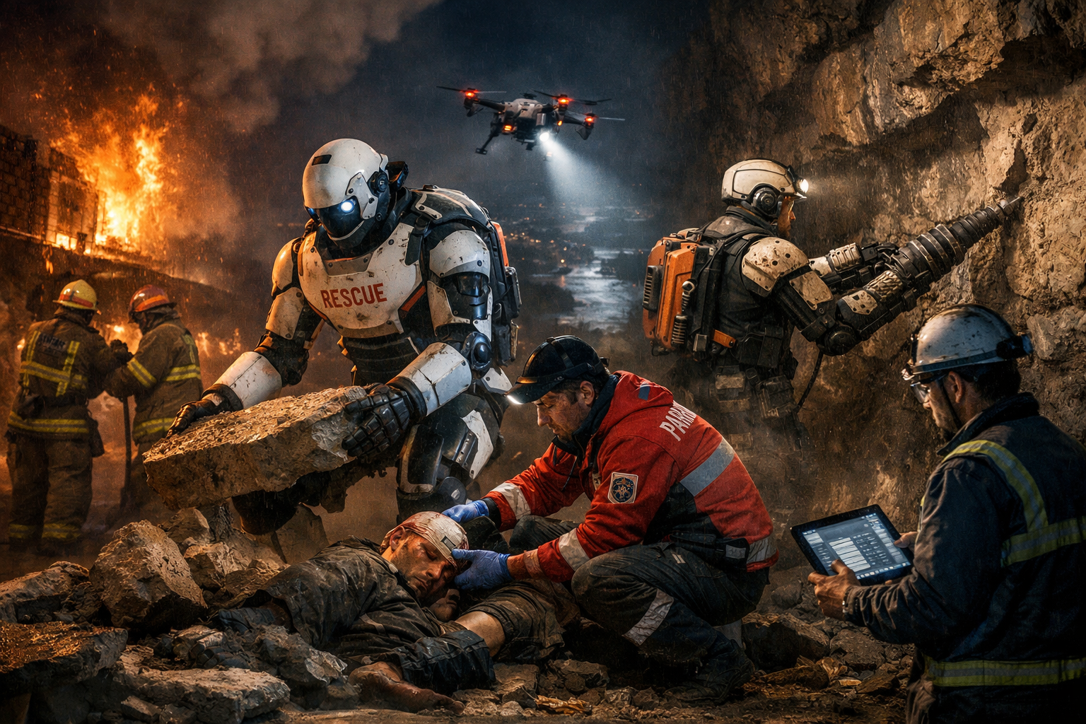 Profesiones de alto riesgo y colaboración humano-máquina